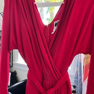 Red Tadashi formal dress